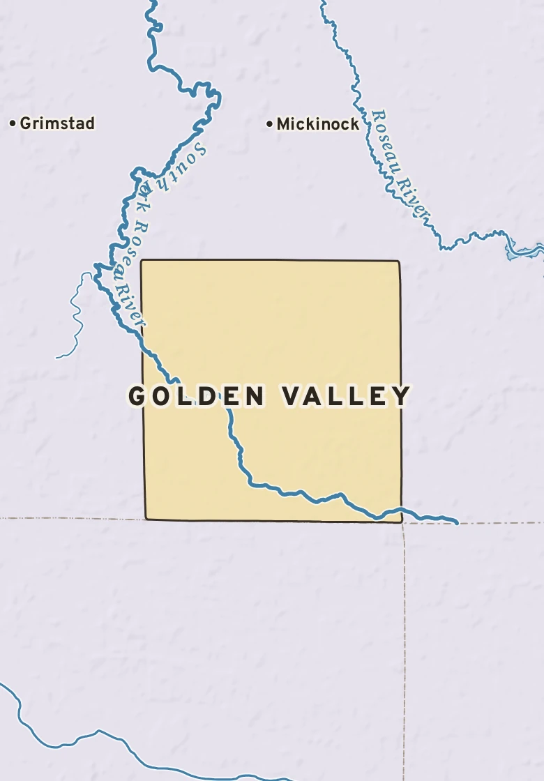 Atlas plate of Golden Valley, Minnesota.