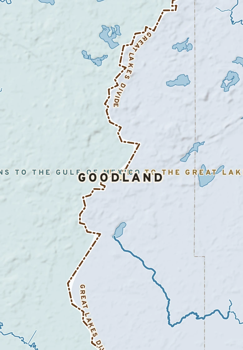 Atlas plate of Goodland, Minnesota.