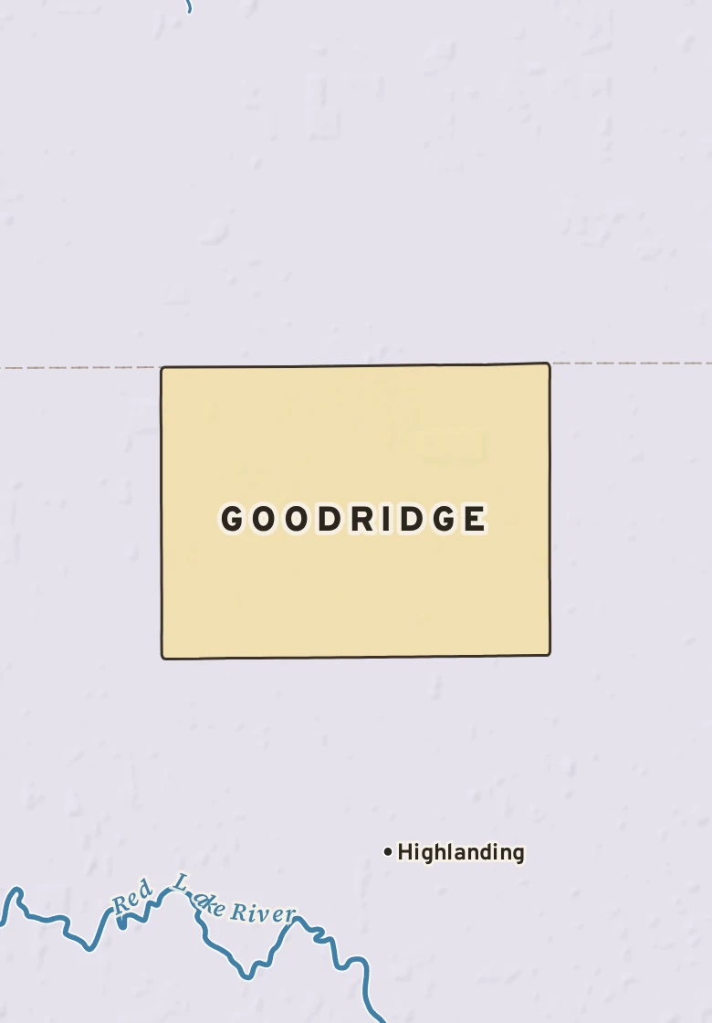Atlas plate of Goodridge, Minnesota.