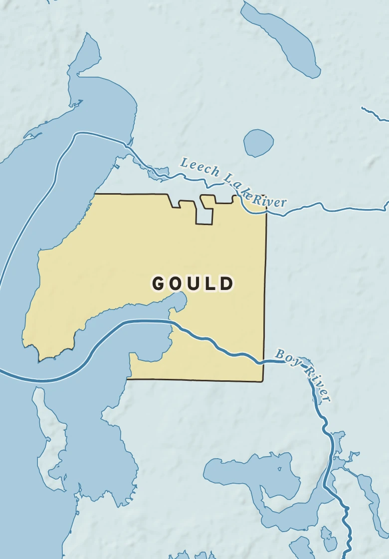 Atlas plate of Gould, Minnesota.