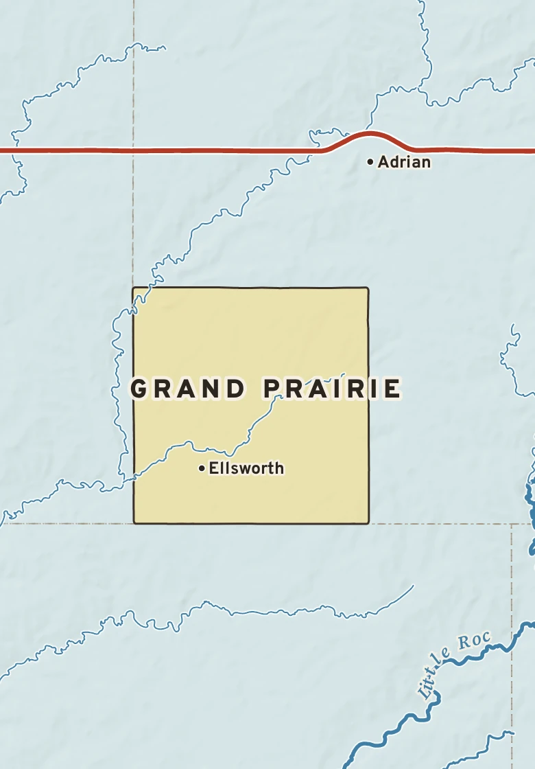 Atlas plate of Grand Prairie, Minnesota.