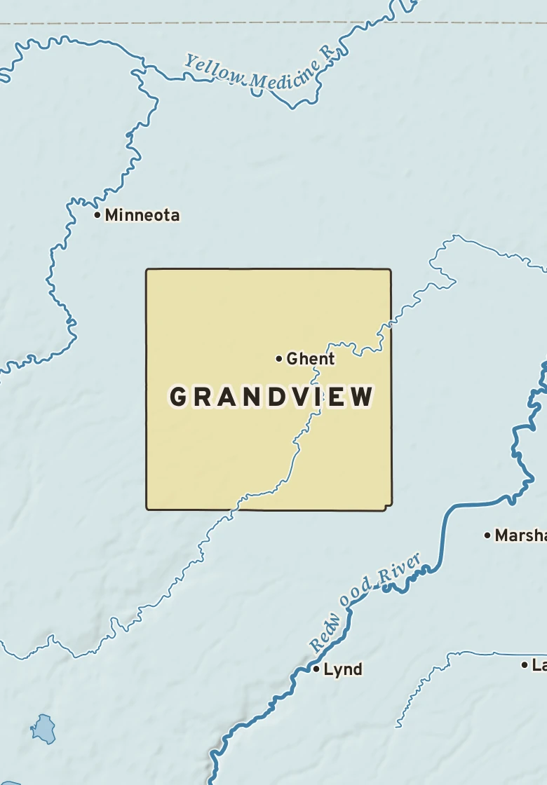 Atlas plate of Grandview, Minnesota.