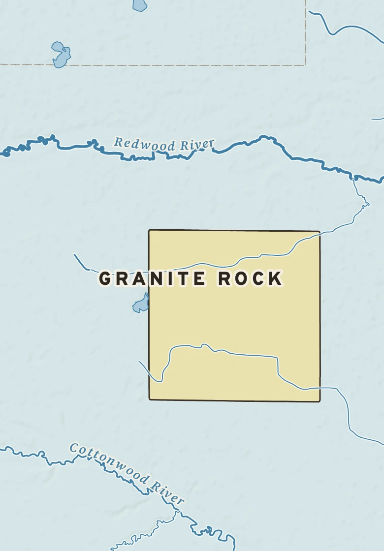 Atlas plate of Granite Rock, Minnesota.