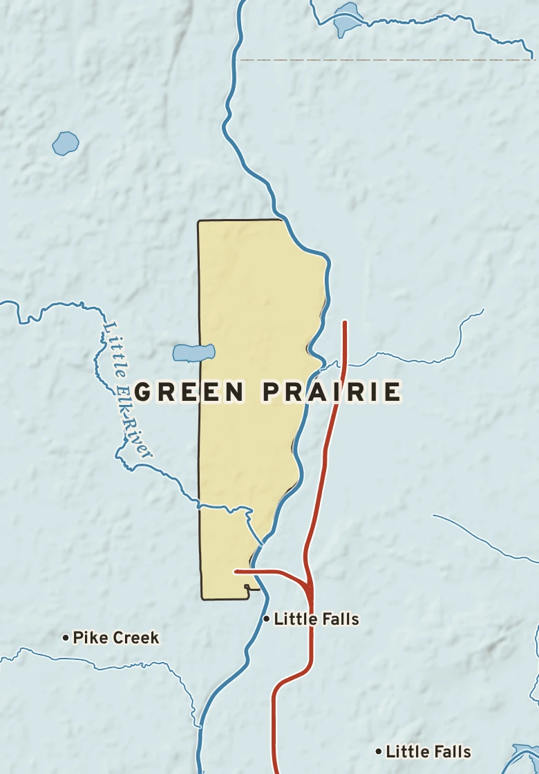 Atlas plate of Green Prairie, Minnesota.