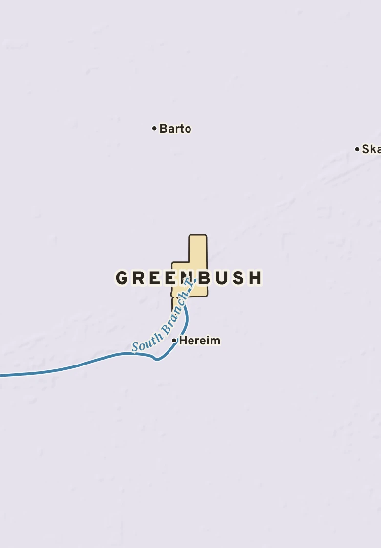 Atlas plate of Greenbush, Minnesota.