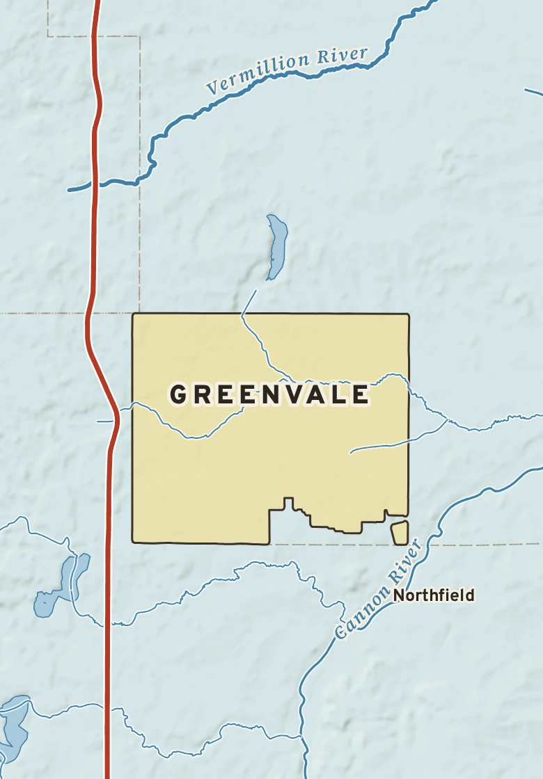 Atlas plate of Greenvale, Minnesota.