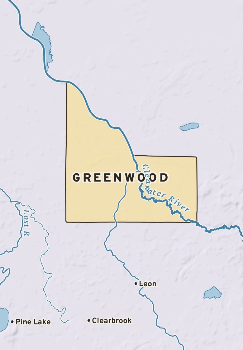 Atlas plate of Greenwood, Minnesota.