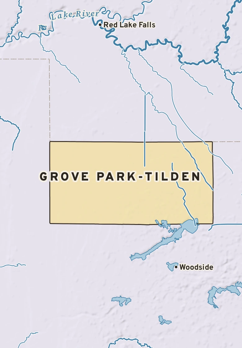 Atlas plate of Grove Park-Tilden, Minnesota.