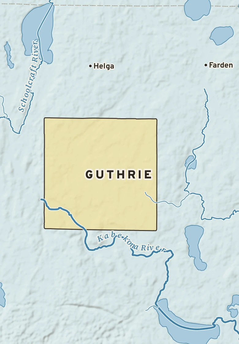 Atlas plate of Guthrie, Minnesota.