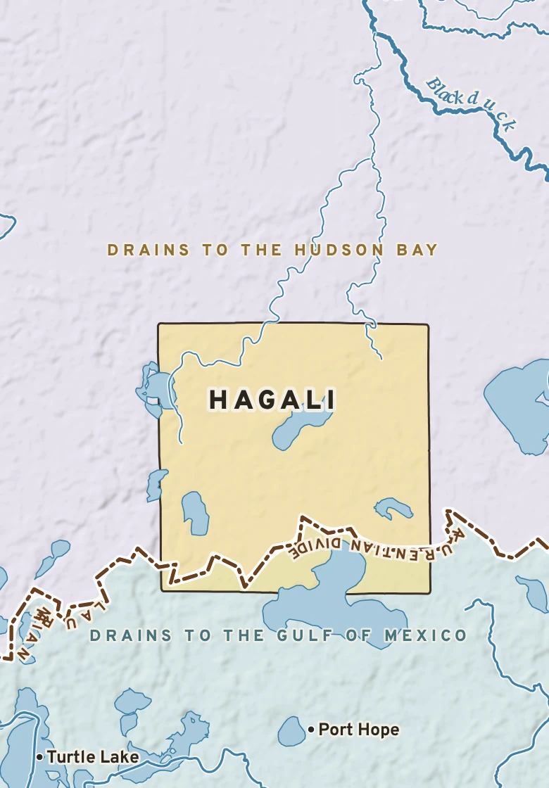 Atlas plate of Hagali, Minnesota.
