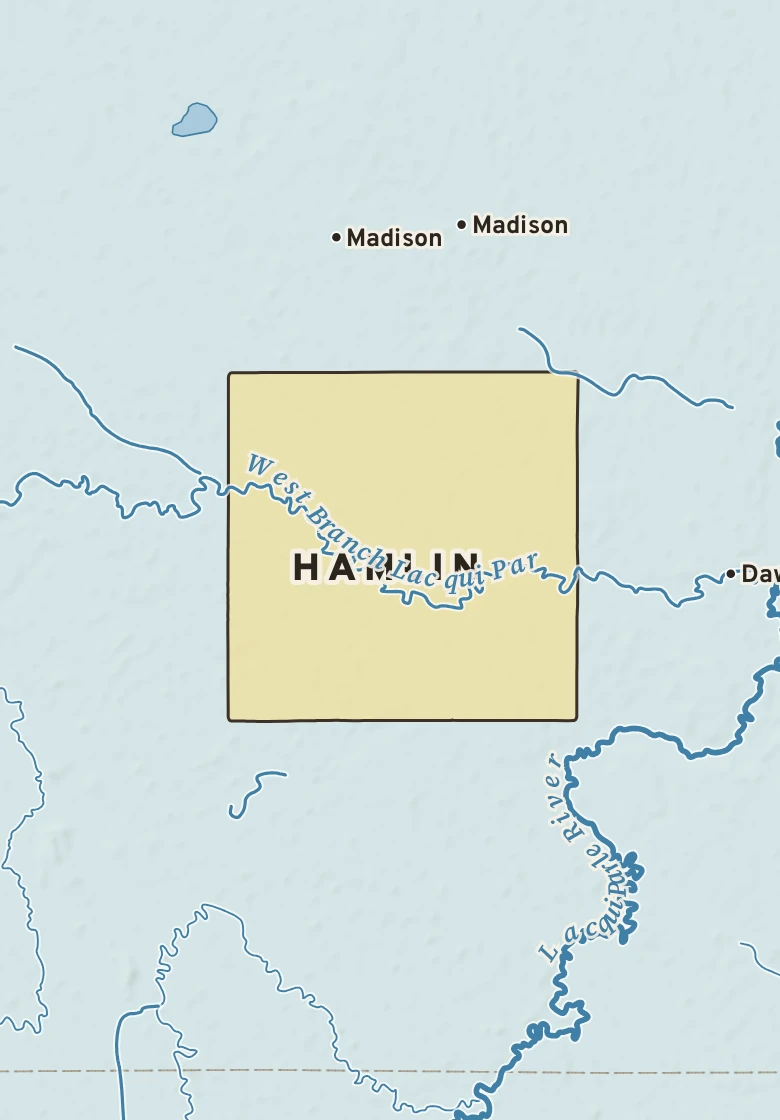 Atlas plate of Hamlin, Minnesota.