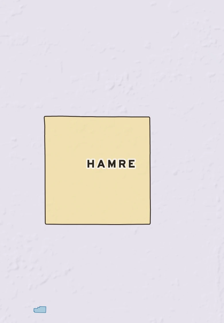 Atlas plate of Hamre, Minnesota.