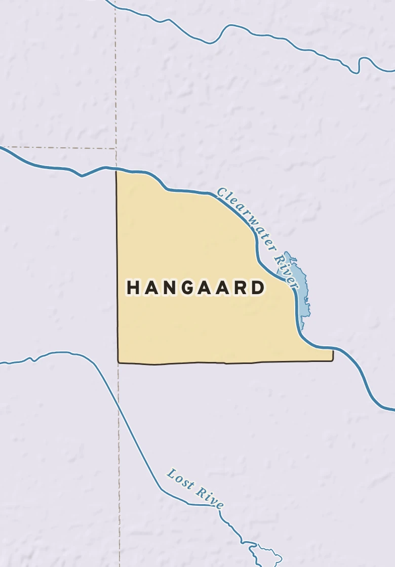 Atlas plate of Hangaard, Minnesota.