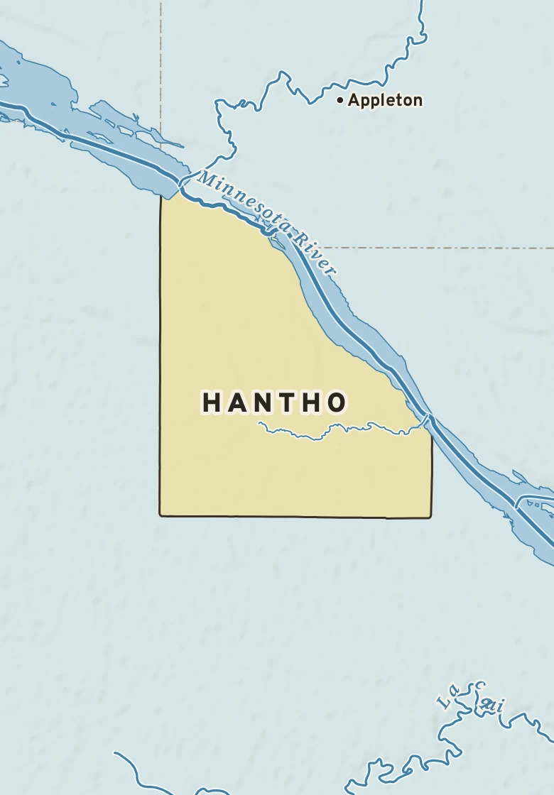 Atlas plate of Hantho, Minnesota.