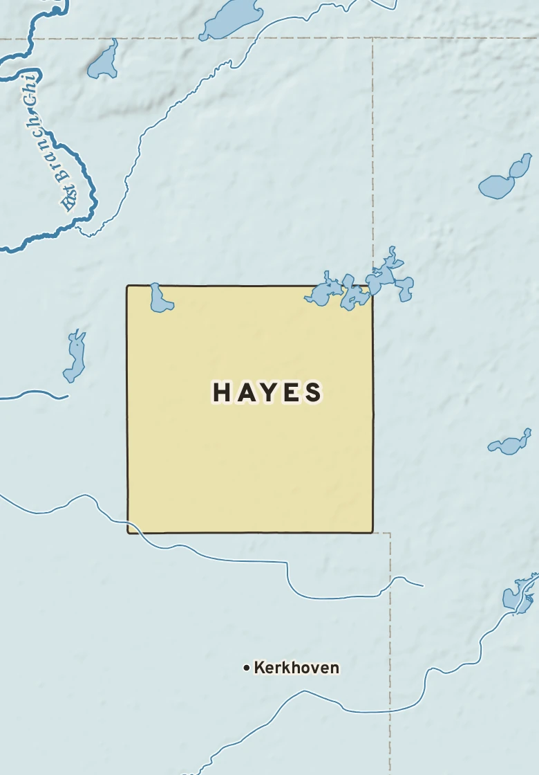 Atlas plate of Hayes, Minnesota.