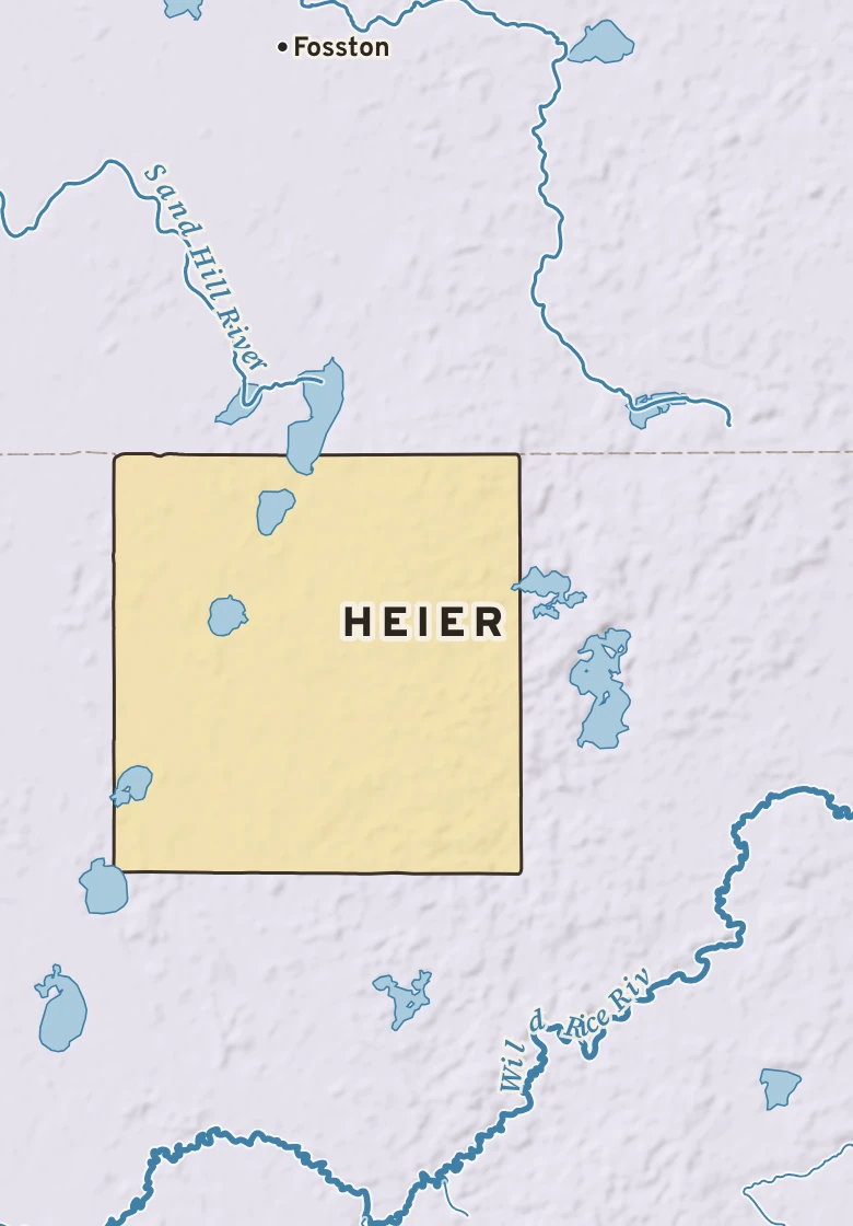 Atlas plate of Heier, Minnesota.