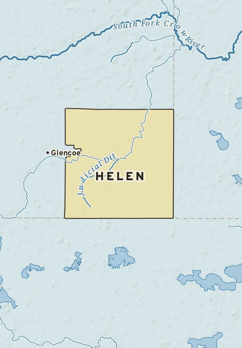 Atlas plate of Helen, Minnesota.