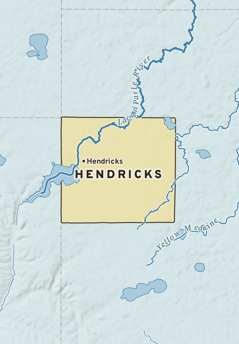 Atlas plate of Hendricks, Minnesota.