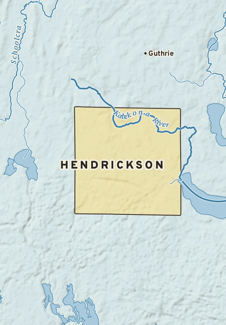 Atlas plate of Hendrickson, Minnesota.