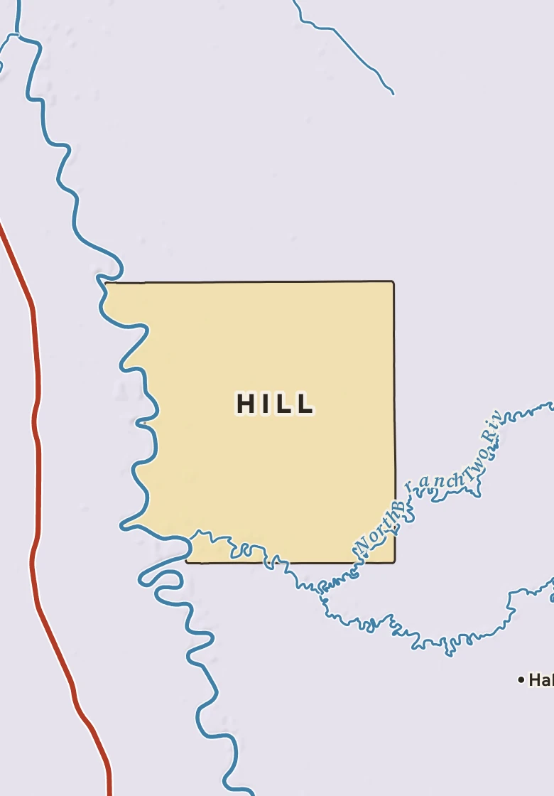Atlas plate of Hill, Minnesota.
