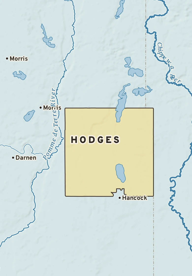 Atlas plate of Hodges, Minnesota.