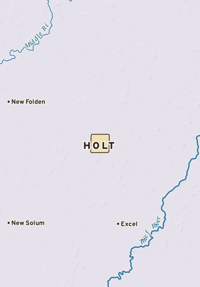 Atlas plate of Holt, Minnesota.