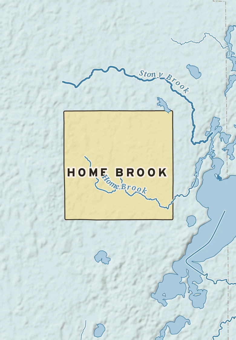 Atlas plate of Home Brook, Minnesota.