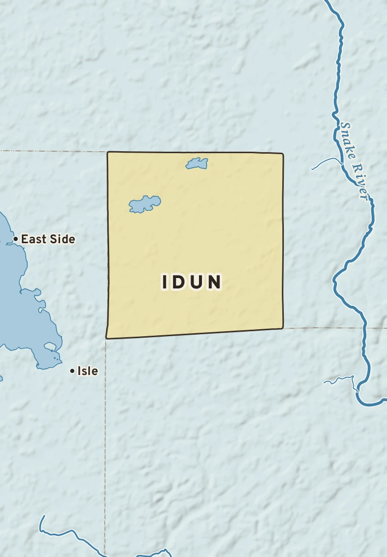 Atlas plate of Idun, Minnesota.