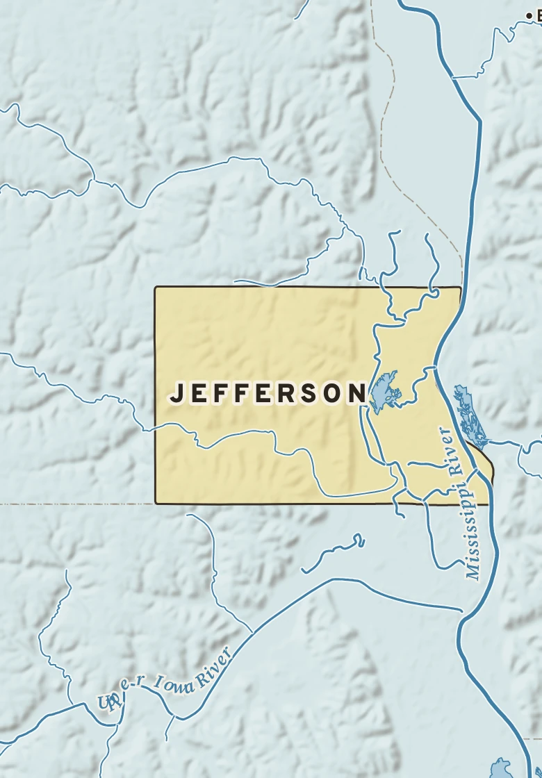 Atlas plate of Jefferson, Minnesota.