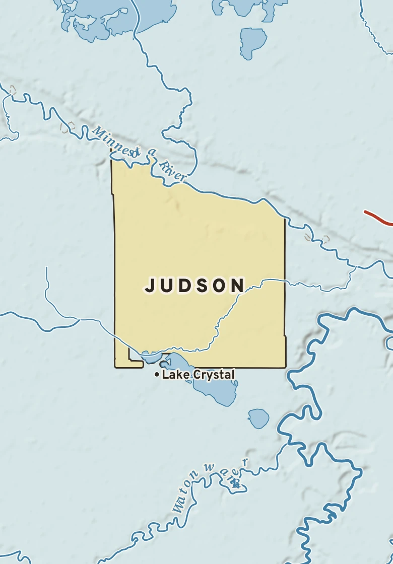 Atlas plate of Judson, Minnesota.