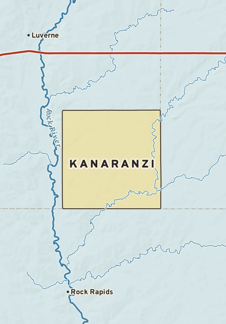 Atlas plate of Kanaranzi, Minnesota.