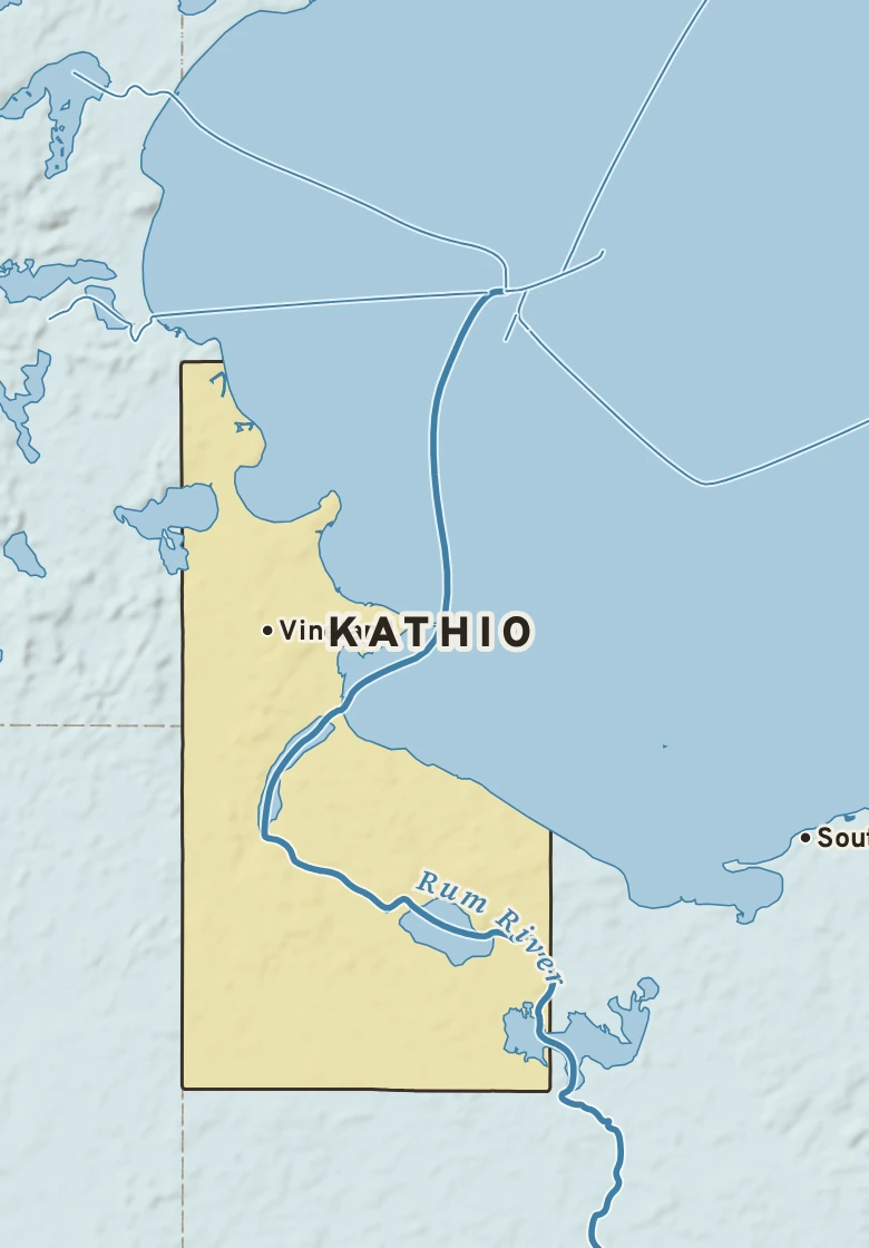 Atlas plate of Kathio, Minnesota.