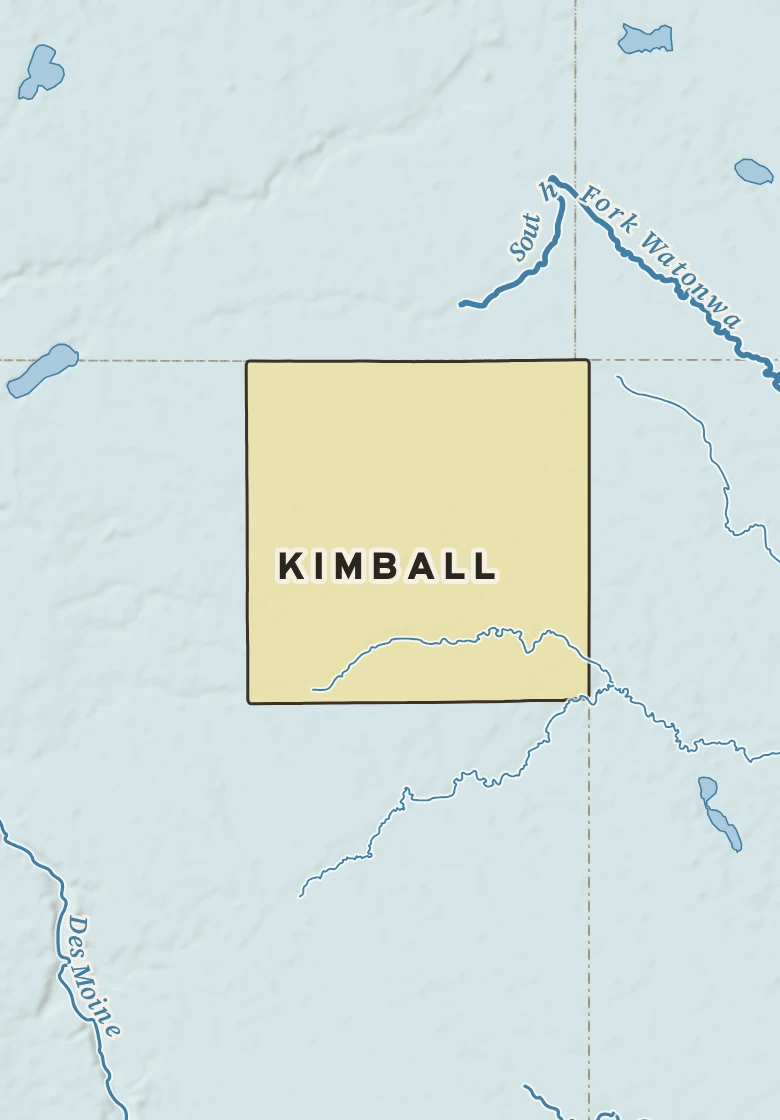 Atlas plate of Kimball, Minnesota.