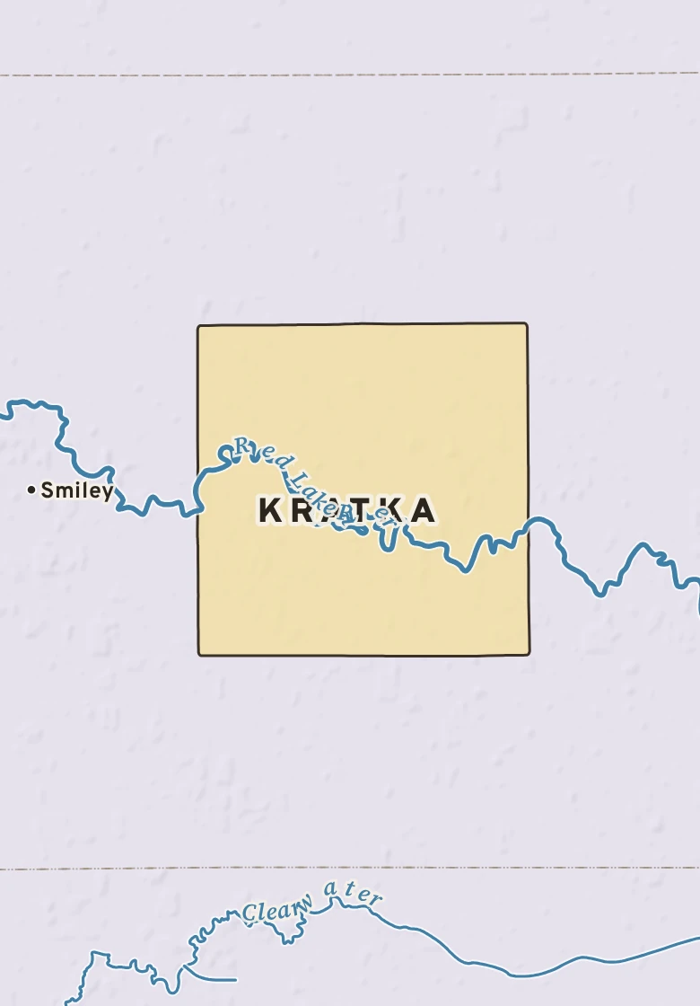 Atlas plate of Kratka, Minnesota.
