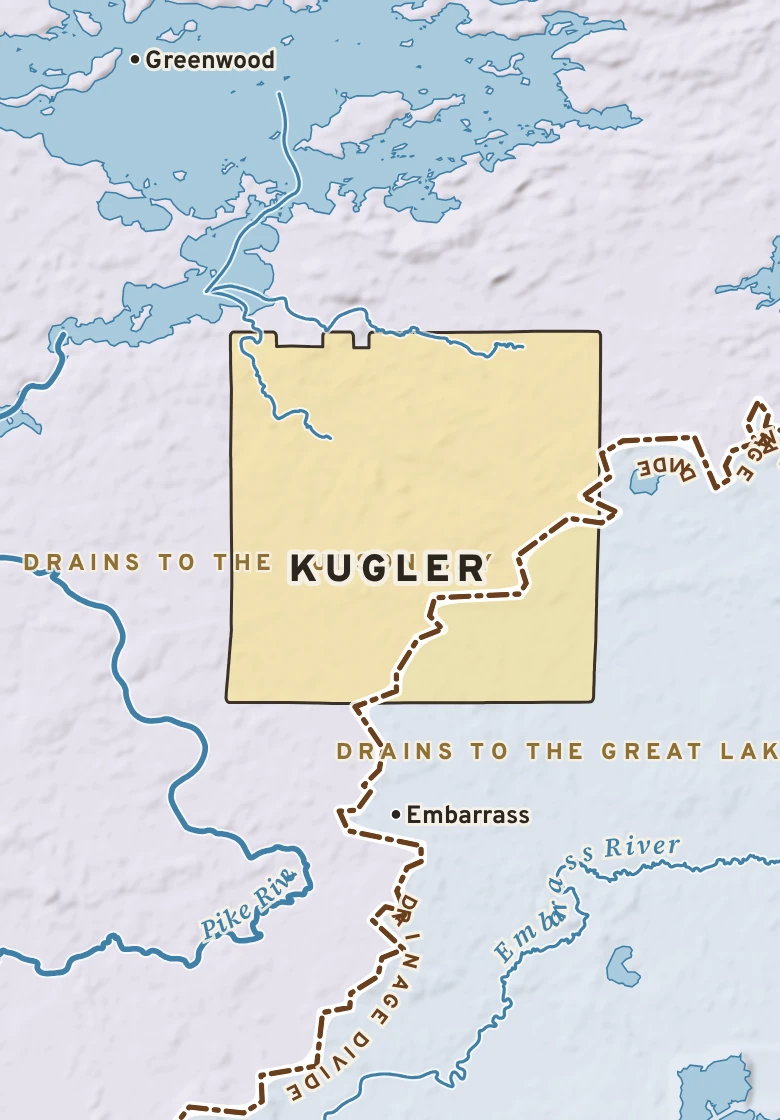 Atlas plate of Kugler, Minnesota.