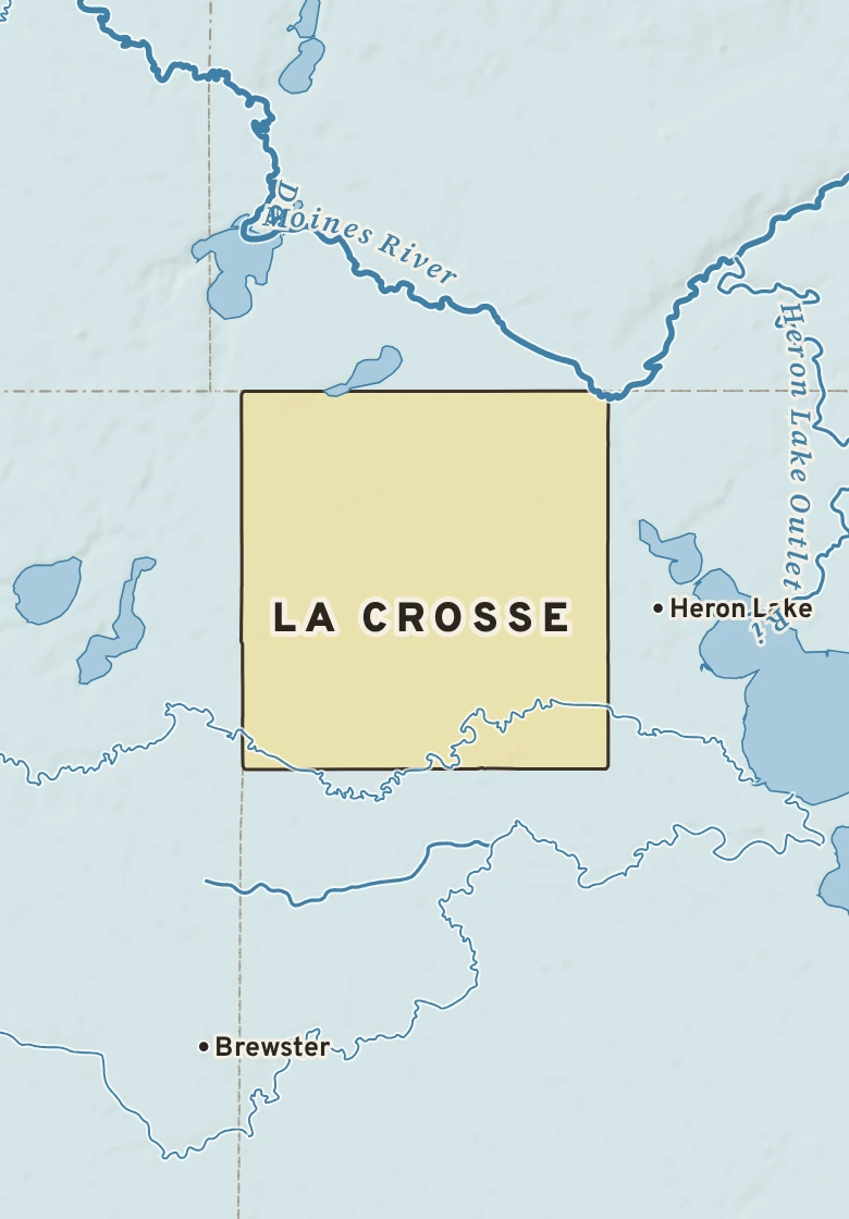 Atlas plate of La Crosse, Minnesota.