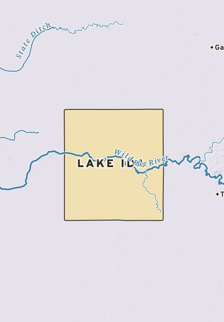 Atlas plate of Lake Ida, Minnesota.