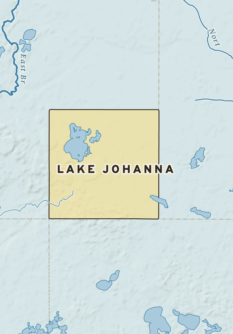 Atlas plate of Lake Johanna, Minnesota.