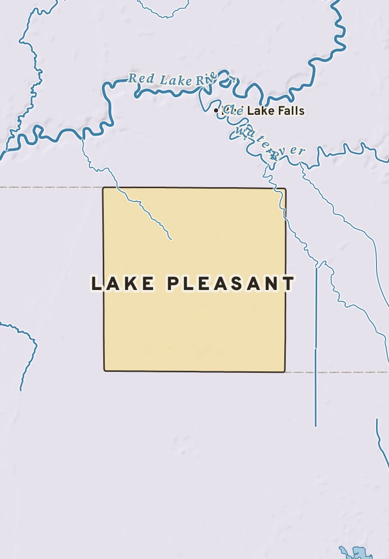 Atlas plate of Lake Pleasant, Minnesota.