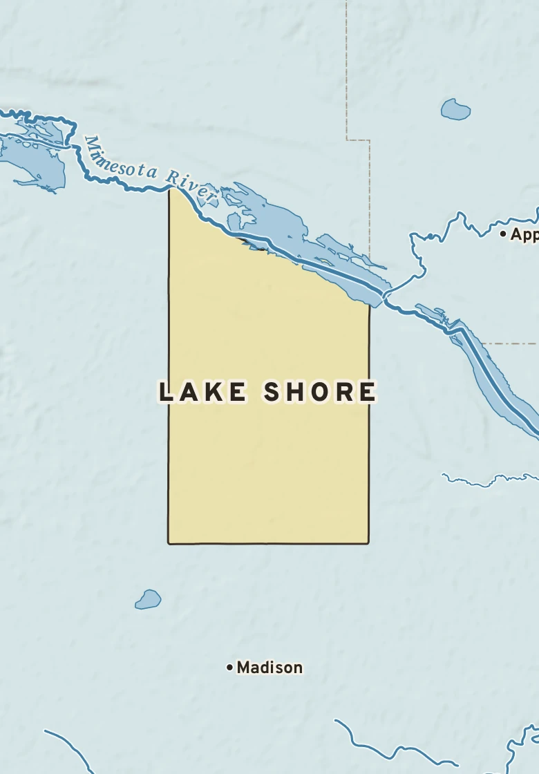 Atlas plate of Lake Shore, Minnesota.