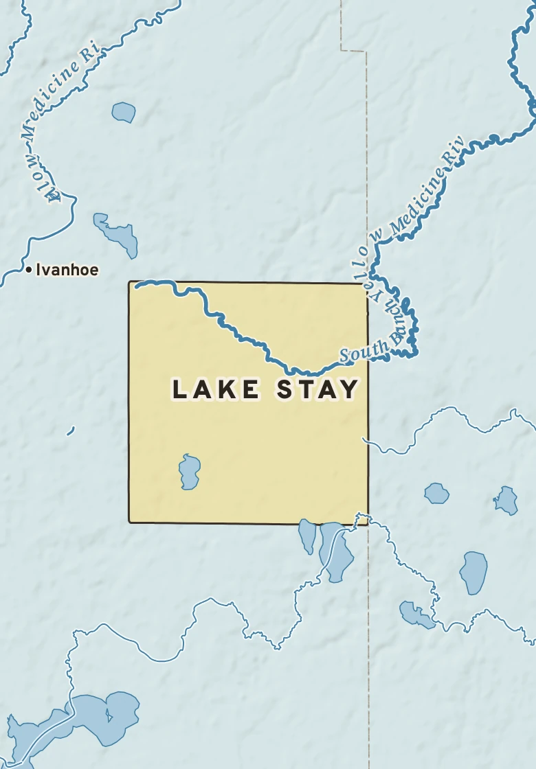 Atlas plate of Lake Stay, Minnesota.