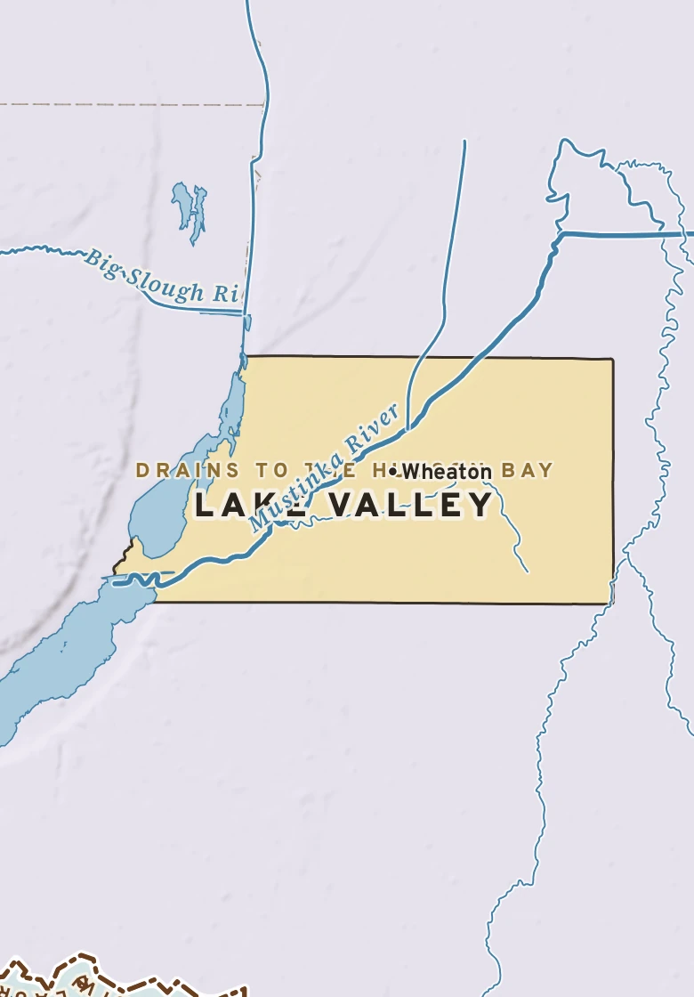 Atlas plate of Lake Valley, Minnesota.