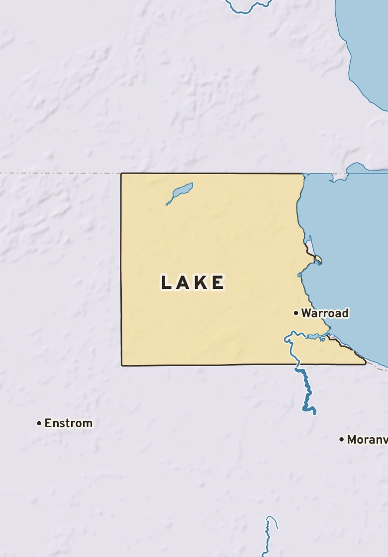 Atlas plate of Lake, Minnesota.