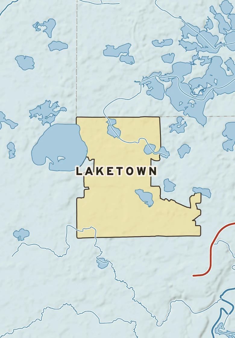 Atlas plate of Laketown, Minnesota.