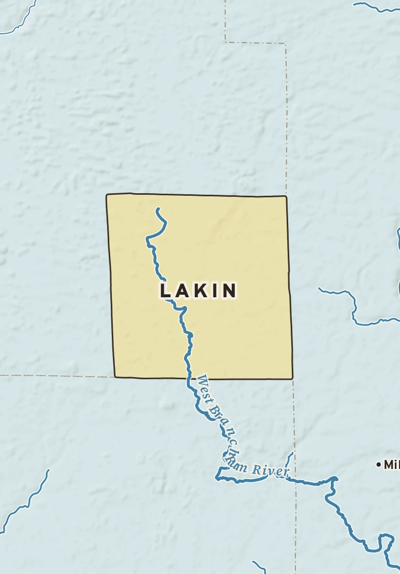 Atlas plate of Lakin, Minnesota.