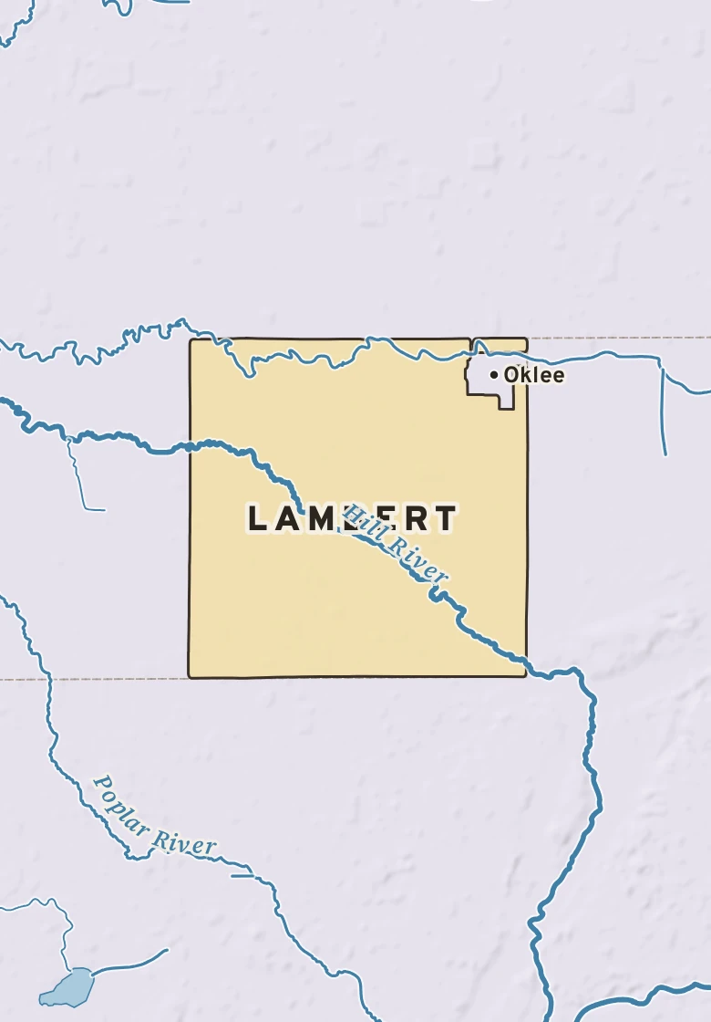 Atlas plate of Lambert, Minnesota.