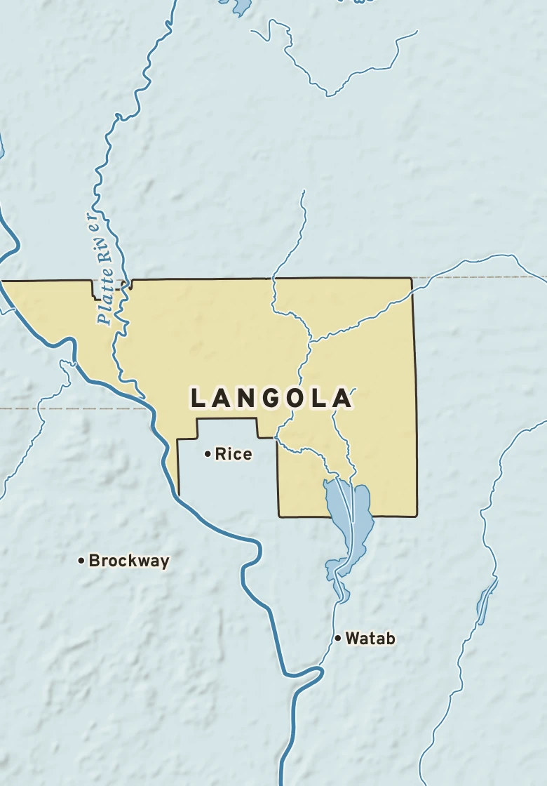 Atlas plate of Langola, Minnesota.