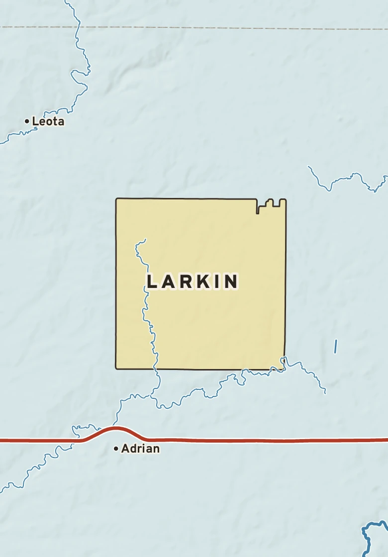 Atlas plate of Larkin, Minnesota.