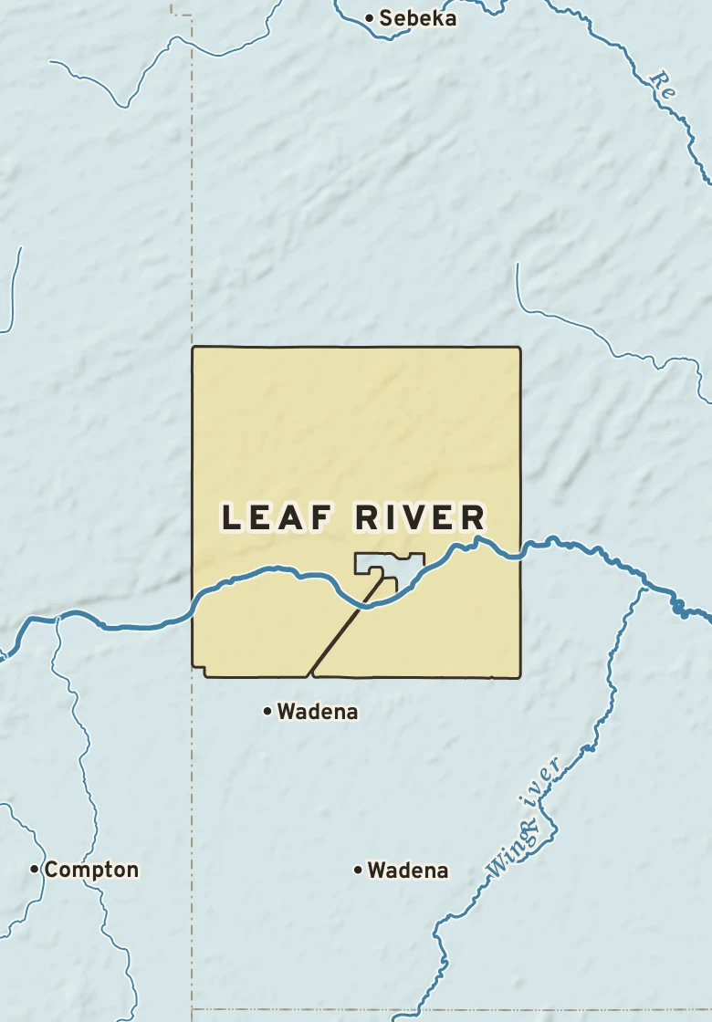 Atlas plate of Leaf River, Minnesota.