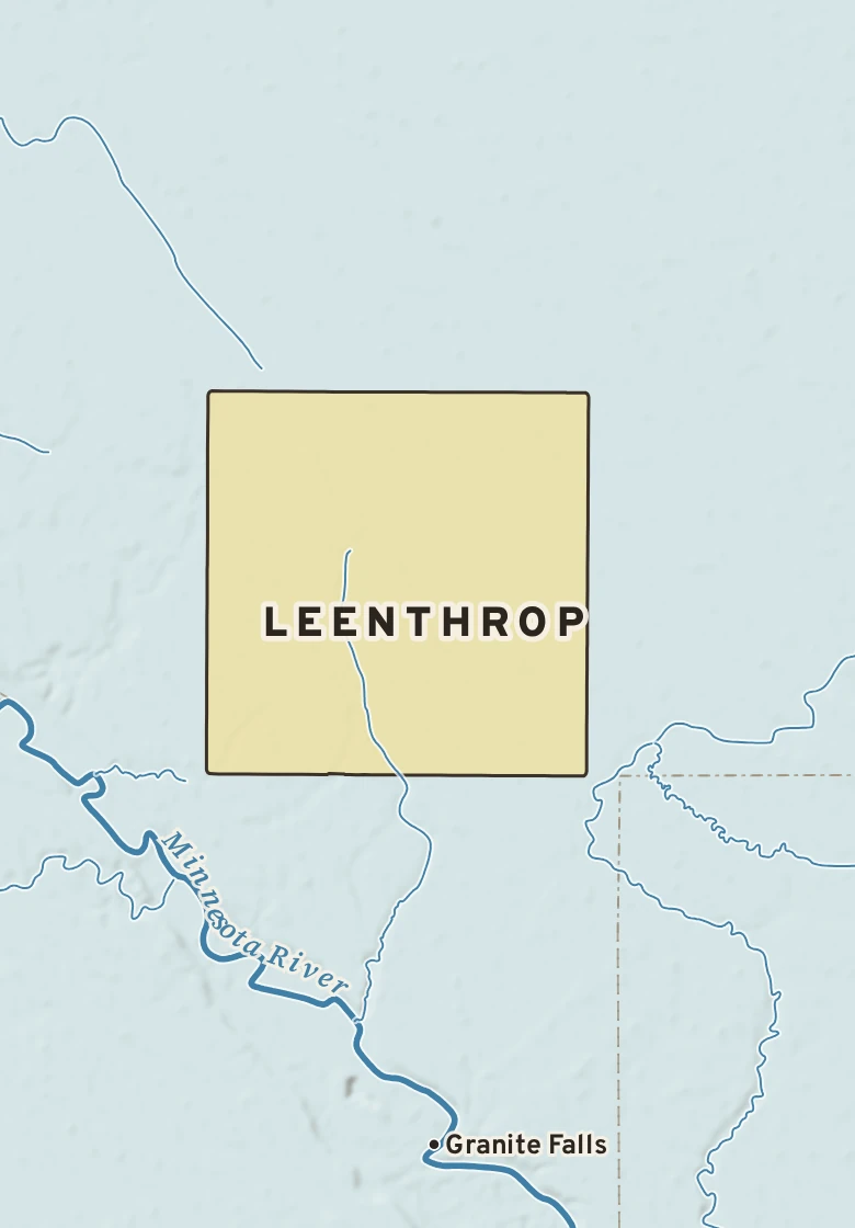 Atlas plate of Leenthrop, Minnesota.